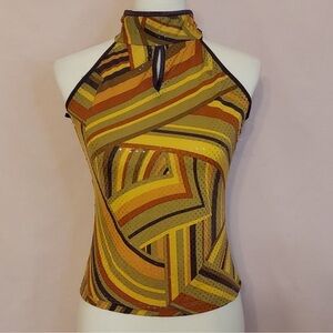 LUCENT sequin y2k 70’s style halter top